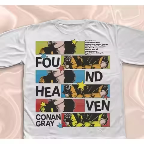 Conan Gray T Shirt Merch For Fans Found Heaven Concert