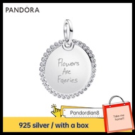 100% S925 Sterling Silver (with box) Peach PRC Faeries Engraved Charm