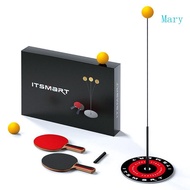 Mary Elastic Soft Shaft Table Tennis Trainer for Ping Pong  Training Toys Set Suitable for Public Training and Decompres