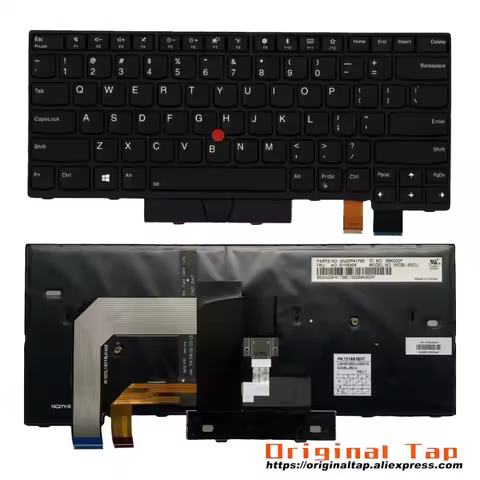 US English Backlit Keyboard for Lenovo Thinkpad T470 A475 T480 A485 01AX569 01AX528 01AX487 01HX419 