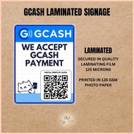 ◆ ☽ ✿ GCash laminated signage | Cash in Cash out Signage | Gcash cash in/cash out | signboard