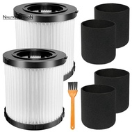 2 Pack DCV5801H HEPA Filter Compatible Foe  DCV580H, DCV581H 20V MAX Wet/Dry Vacuum