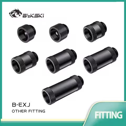 Bykski 7.5mm 10mm 15mm 20mm 25mm 30mm 40mm Male To Female G1/4'' Fittings PC Water Cooling Extender 