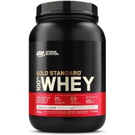 Optimum Nutrition Gold Standard 100% Whey Protein Powder, Cookies & Cream, 2 Pound (Packaging May Va
