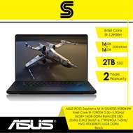 ASUS ROG Zephyrus M16(2022)GU603Z-XK8044W Black/Intel i9-12900H/32GB D5/2TB SSD/16.1''WQXGA 165Hz/RT