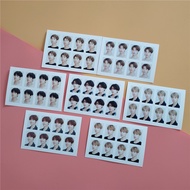 Kpop BTS Kim Tae Hyung 1 Inch Photocard ID Photo Identity Card Photocards School HD Collective Cards Certificate Photos