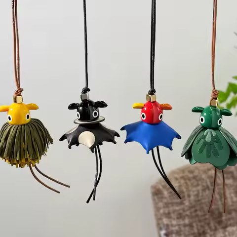 Luxury Designer Leather Cute Elf Charm For Women's Bags Fashion High-end Exquisite Workmanship Bag D