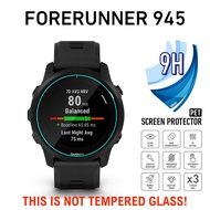3 pieces Garmin Forerunner 945 0.3mm 9H PET Shock Absorption Screen Protector Guard