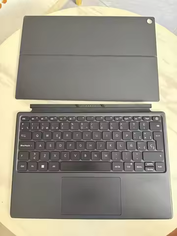 New Spanish Keyboard for Xiaomi Book S 12.4'' Tablet 2-in-1 Magnetic Keyboard and Back Cover Drop Pr