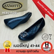 ZANOTTI Model HEB21509 Women's Shoes Leather With Heels Formal