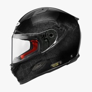 (READY STOCK MALAYSIA) ZEUS HELMET FULL FACE GJ1800 FULLY CARBON CLEAR HEXAGON HONEYCOMB