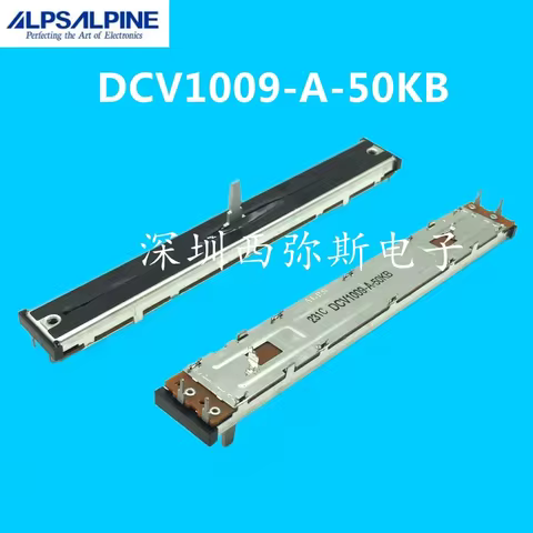 1pcs,Straight slip potentiometer,DCV1009-A-50KB,4Pin,Disc player BPM speed control push rod,CDJ800 8