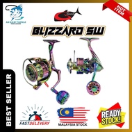 New G-Tech Blizzard-Sw Spinning Reel Limited Edition G-tech Fishing Reel Saltwater Fishing Reel Mesi