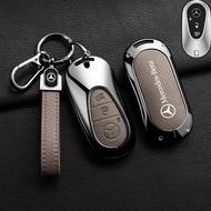 for Benz ALLOY Car Key Case Cover Shell for Mercedes Benz 2021 C Class S Class W223 S350 S400 S450 S
