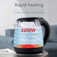 1L Glass Electric Kettle Tea Coffee Thermo Pot Appliances Kitchen