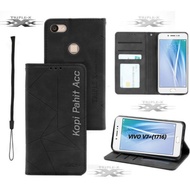 Case Vivo V7 Plus Vivo 1716 1850 Flip Cover Wallet Sarung Hp Casing Dompet Flip Magnet