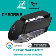 Alcatroz Cyborg C2 5 Butoon Gaming Mouse 7 Colours Light Effects (3200 CPI) Free Mouse Pad