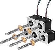 5 Pack Nema 17 Stepper Motor TR8x8 200mm with T8 Lead Screw 2 Phase 1.8‌°‌ High Torque 0.44Nm (62.31