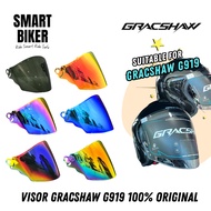 Gracshaw G919i G919 Visor 100% Original Tinted Black Revo Blue Rainbow Revo Red Gold