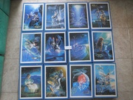 12 Jigsaw Puzzle Zodiak 1000 Pcs Glow in the Dark + Bonus