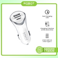 ROBOT Car Charger Type C Micro Car Charger/ Fast Charging Car Charger/ Car Charger Adapter/