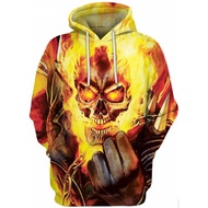GHOST RIDER FLAMES HOODIE