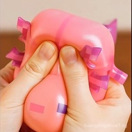 Minecraft Axolotl Squishy Toy stress relief squeeze toys squishies slow rising squishy toy animal sq