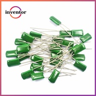 50PCS Polyester Film Capacitor 100V 1nF 2.2nF 10nF 33nF 47nF 82nF 100nF 2A102J/152/222/332/472/562/6