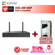 EZVIZ X5S-4W NVR 4 Channel 5MP (Includes Hard Drive)