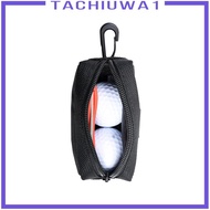 [Tachiuwa1] Golf Ball Bag with Clip Small Golf Tee Holder Pouch Waist Pack for Women Men