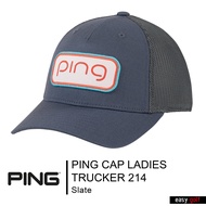 PING CAP LADIES TRUCKER 214 PING CAP WOMEN หมวกกอล์ฟ หมวกกีฬาผู้หญิง