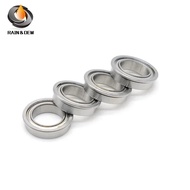 1PCS F6700ZZ Flange Bearing 10*15*4 mm Double Shielded Deep Groove Flanged F6700 Z ZZ Ball Bearings 