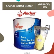 Terlaris Anchor Salted Butter (REPACK) 1KG / Anchor Butter / Mentega