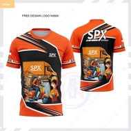 BAJU KAOS DRIVER KURIR PAKET SHOPEE SPX EXPRESS JERSEY SPX EXPRESS Fullprinting