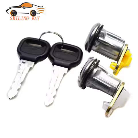 Left & Right Door Lock Cylinder W/Key For Ford Festiva Mazda RX-7 B1800 B2000 B2200 B2600 GLC DL-14,