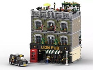 Lego 街景 MOC Lion Pub 獅子洒巴 樂高PDF 搭建图紙 instructions
