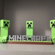 Minecraft Game Figure Merchandise Logo Stand Minecraft Game Figure Merchandise Logo Stand Tabletop Y