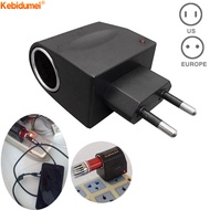 Kebidumei 110V-220V AC to 12V DC Car Plug Socket Car Household Power Adapter Converter
