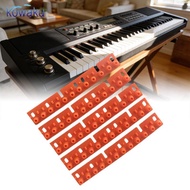 [Ababixa] 61 Key Digital Keyboard Conductive Rubber Pad Orange Contact Strip for Efficient Circuit C