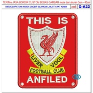 FC-79 THIS IS LIVERPOOL ANFIELD FOOTBALL/CLUB EMBROIDERY PATCH ACCESSORIES