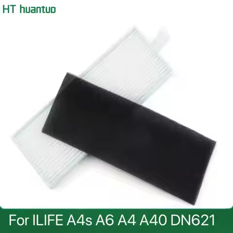 ILIFE Robot Replacement Parts Compatible with ILIFE Sponge+Filter A4s A6 A4 A40 DN621 HEPA Filter Va