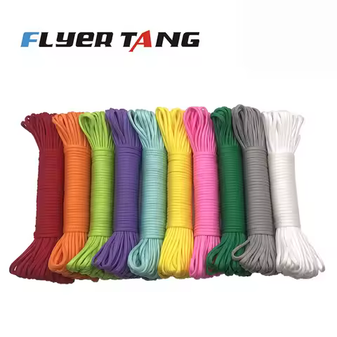 4 Size Dia.4mm 7 stand Cores Paracord for Survival Parachute Cord Lanyard Camping Climbing Camping R