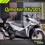 Qjmotor AX200S Crash Bar Body Exhaust Protector Motorcycle Carbon Steel Crash Guard AX200S Scooter