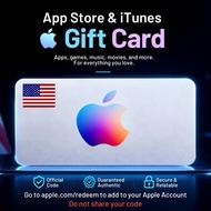 Apple Gift Card US iTunes & App Store Code Top Up⁠ 2 3 5 10 USD
