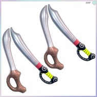 🎃 Set of 4 Inflatable PVC Pirate Swords with Authentic Design for Cosplay and Themed Party Decoratio