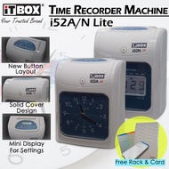 iTBOX i52N i52A Lite Time Recorder | Punch Card Machine | Attendance Machine | Mesin Kehadiran | Mes