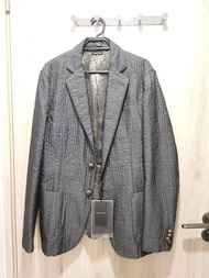 Authentic Giorgio Armani Men Grey Blazer /All seasons Causal Jacket Slim fit medium✅️ size 48R (Made