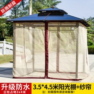 Outdoor Gazebo Courtyard Sunshade Tent Outdoor Rain Shelter Garden Villa Yard Farmhouse Terrace BBQ 