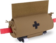 PETAC GEAR Tactical First Aid Drop Dump Pouch Micro Trauma Roll Up Drop Pouch EMT IFAK Sub Abdominal