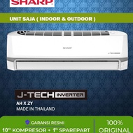 ac sharp inverter 1/2 pk - 1 pk - 1.5 pk - 2 pk ( Tanpa Pasang )